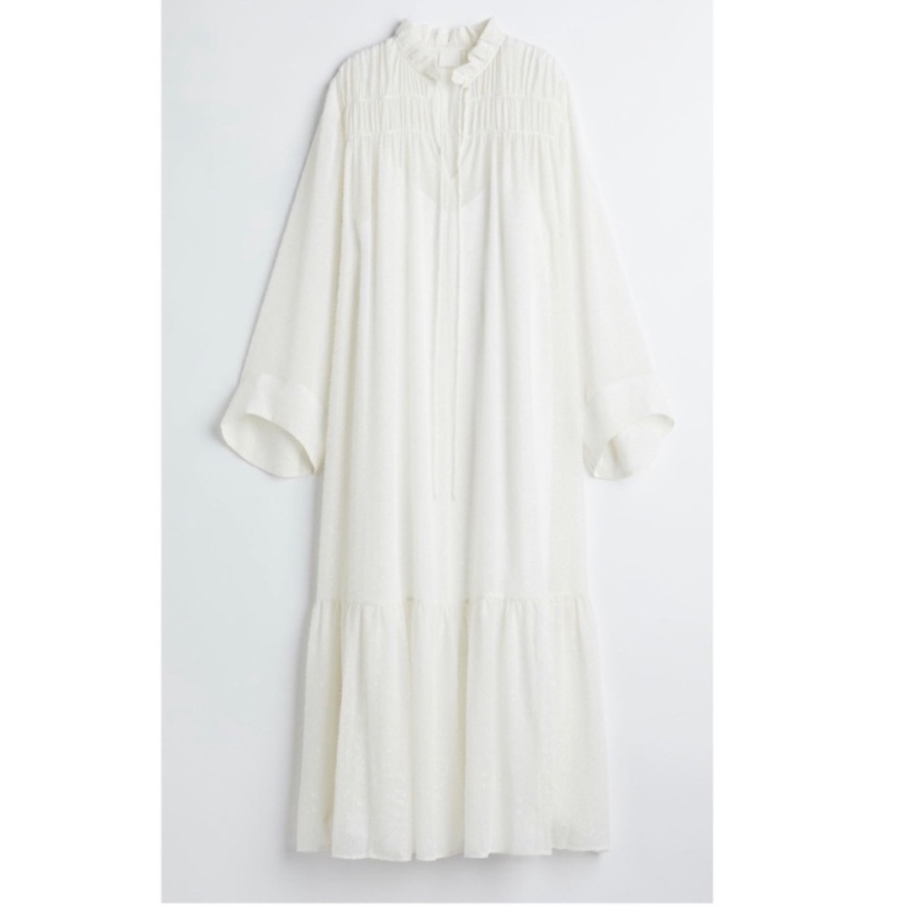 NWOT H&M Long Chiffon Maxi Dress